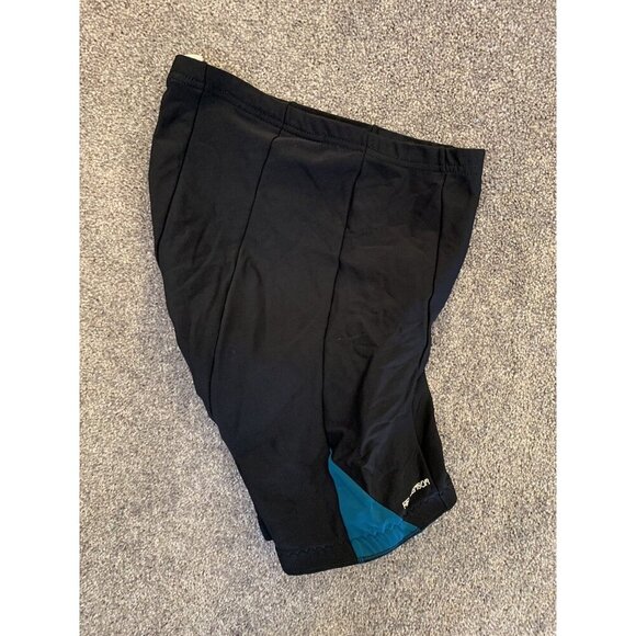 Bellwether Men's Padded Cycling Shorts Size S Black Green Road Bike Bicycle GUC - Picture 5 of 8